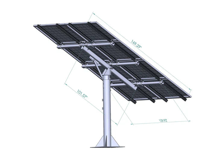 Système de Montage pour 8 Panneaux Solaires Elios Arbora P8